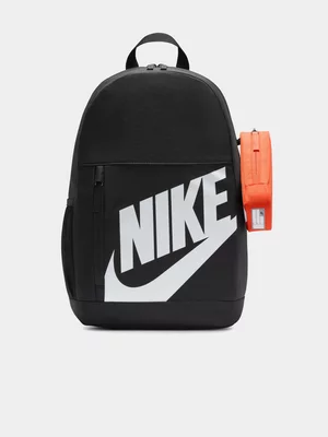 Nike Youth Elemental Shoebox Black Backpack
