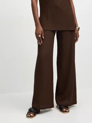 Jet Women’s Chocolate Knit Wide Leg Set