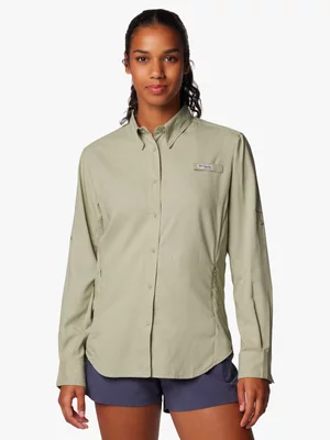 Women's Columbia Green Tamiami II W LS Shirt