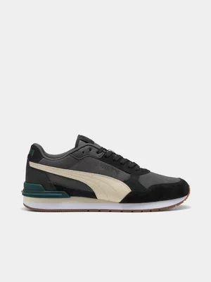 Mens Puma ST Runner Grey/Off White Sneaker