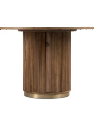 Tyra Storage Dining Table Walnut 160cm