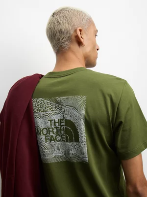 The North Face Men's Box Nse Celebration Woodland Green T-shirt