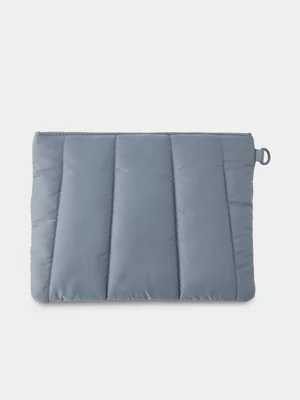 TYPO Gunmetal Cloudlite Laptop Clutch Bag