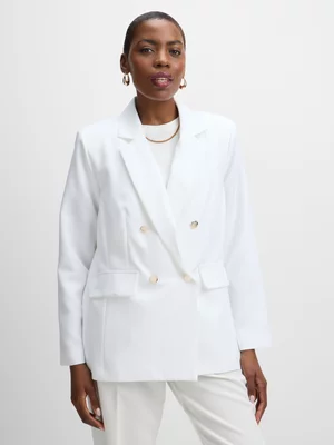 Jet Women’s White Double Breasted Blazer