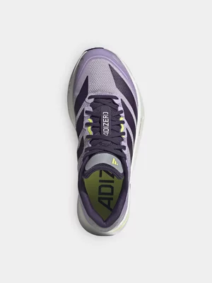 adidas Womens Adizero Boston 13 Plum/Violet Running Shoes 