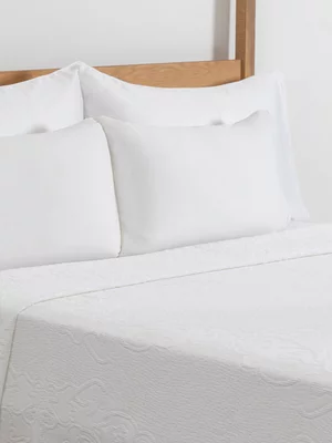 Granny Goose Porto Lace Bedspread White 200x230cm
