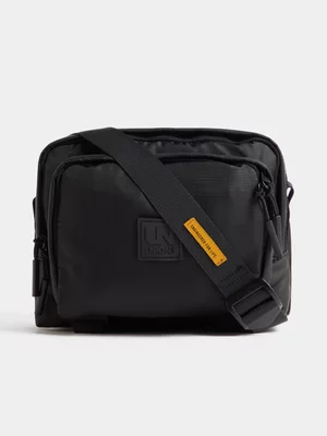 Union-DNM Men's Black Cross Body Bag