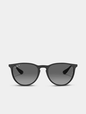 Ray-Ban ERIKA Rubber Black 54 Sunglasses