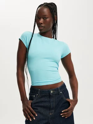 Women's Cotton On Blue All Day Crew T-shirt