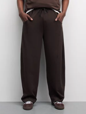 The FIX Men's Brown Barrel Joggers