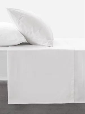 Volpes Egyptian Cotton 300tc White Flat Sheet