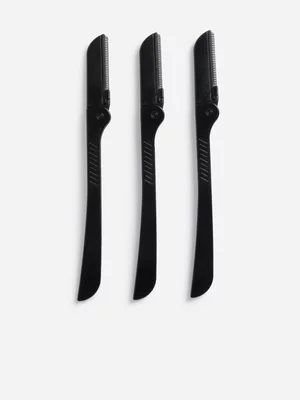 Colours Limited Black 3 Piece Facial Razors