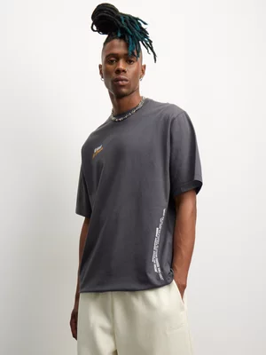 Redbat Athletics Men's Charcoal Graphic T-Shirt