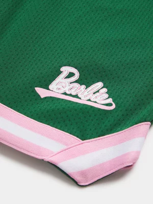 Girls Barbie Mesh Shorts