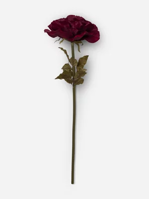Faux Rose Stem Burgundy 35 x 115cm