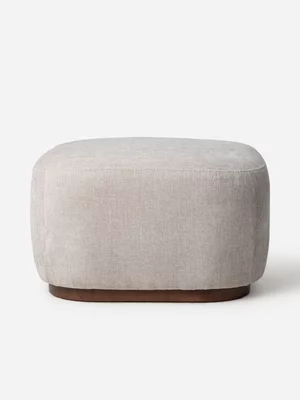Bella Curve Ottoman Nature Grey