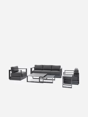 Hesperide Allure Outdoor Swivel Sofa Set Grey