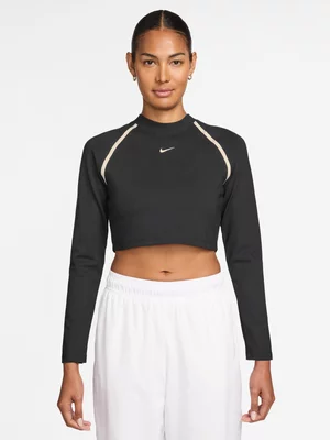 Nike Women's Nsw Street Body Bold Black Cropped Top