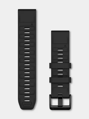 Garmin QuickFit 26 Black Silicone Watch Bands
