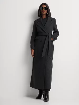 Luella Fitted Belted Longer Length Coat