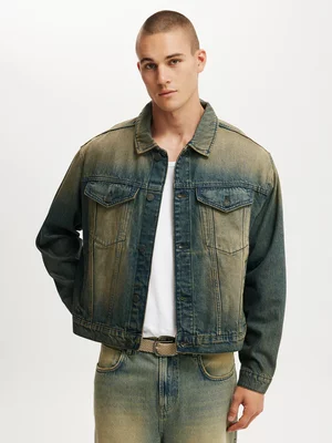 Men's Cotton On Blue Denim Trucker Jacket