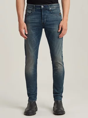 G-Star Men's 3301 Slim Plateau Blue Worker Denim Jeans