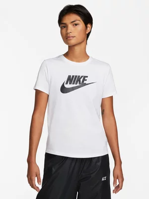 Nike Women's Nsw Club Essentials White T-Shirt