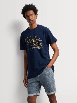 Relay Jeans Men's Denim Blue/Grey Short