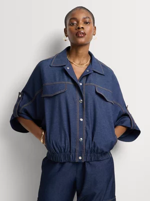 Co-Ord Press Stud Utility Shacket