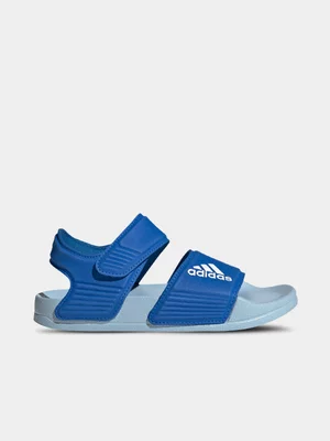 adidas Junior Pre-School Adilette Blue Sandals