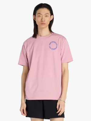 New Balance Men's Circular Logo Pink T-Shirt