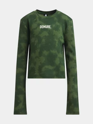 Jet Teen Girls Green T-Shirt