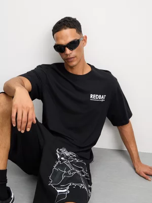 Redbat Men's Graphic RDBT Studios Black T-shirt