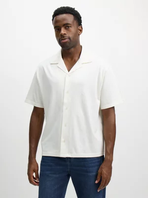 Exact Men's White Knit Shirt