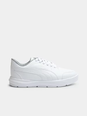 Junior Puma Evolve Court White Sneaker