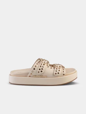 Women's Sissy Boy Nude Double Buckle Strap Slide