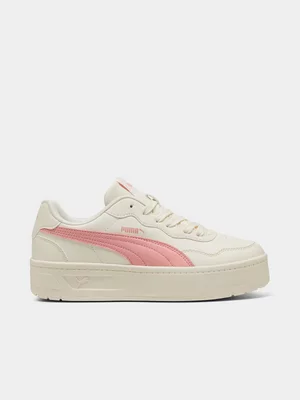 Women's Puma Court Lally Skye Natural/Pink Sneaker