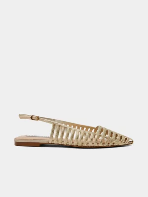 Women's Steve Madden Gold LULLABY Flats