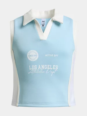 Jet Older Girls Blue Sporty Lux Vest