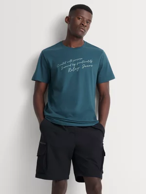 Relay Jeans Men's Nylon Utility Black Shorts