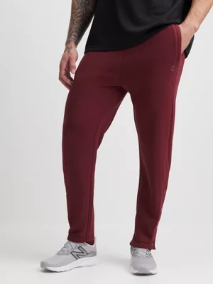 TS Mens Open Leg Piping Detail  Maroon Jogger