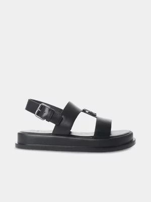 Kids Polo Black Mouled Trim Sandals