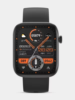 Colmi P71 Black Silicone Smart Watch