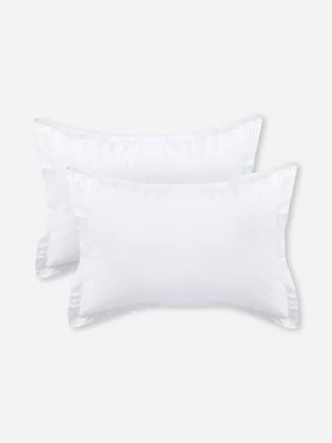 Volpes Egyptian Cotton 300TC Oxford White Pillowcase Pair