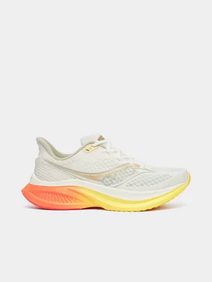 Saucony Mens Endorphin Speed 5 Ivory/Fire Running Shoes 