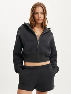 Women's Cotton On Charcoal Oversized Zip Through Hoodie