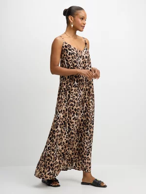 Exact Women's Animal Print Maxi Dress