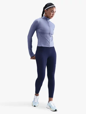 Nike Womens Dri-Fit Swift Full Zip Midlayer Indigo Top