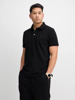 TS Mens Everyday Pique Black Golfer