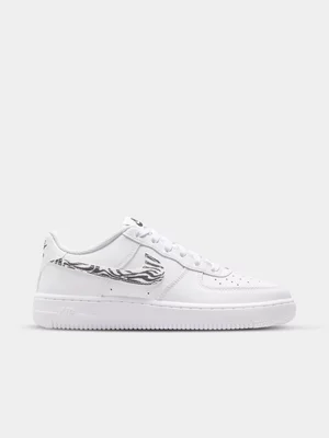 Nike Junior Air Force 1 White/Black Sneaker